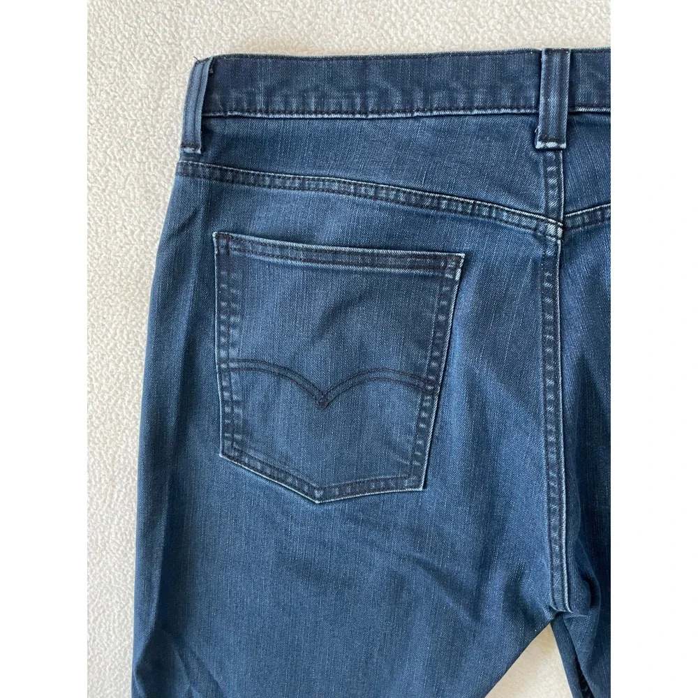 Levi's Mens 36 Regular Taper 508 Jeans Blue Indigo Stretch Denim 88508-0026